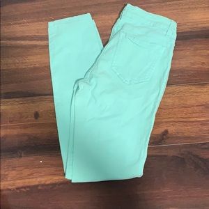 COPY - Green skinny jeans size 7